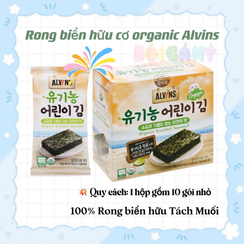 RONG BIỂN ORGANIC Hàn QUỐC 🇰🇷