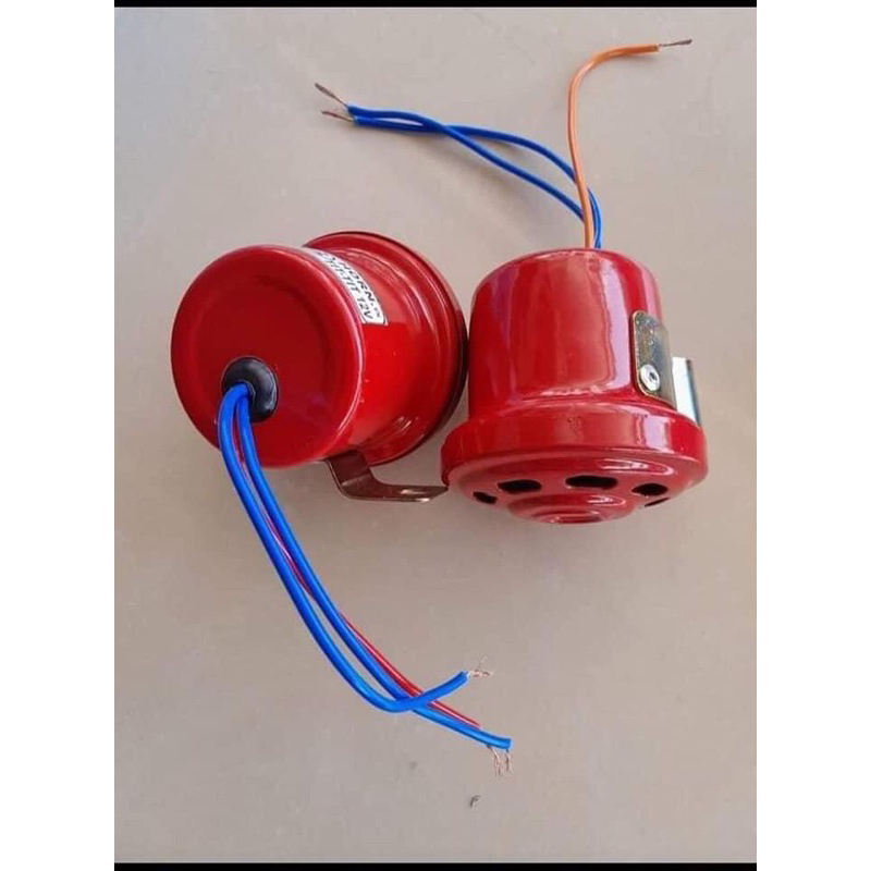 Còi lùi ô tô xe tải tít tít, 12v 24v. CÒI LÙI ĐỎ.