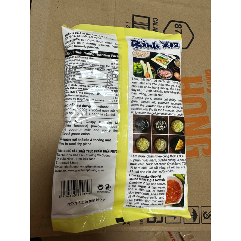 Bột Bánh Xèo Tuấn Phương Gói 400g