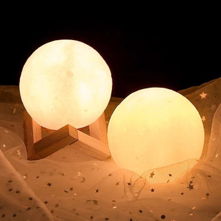 Đèn Led Mặt Trăng 3D Trang Trí Nội Thất Độc Đáo
