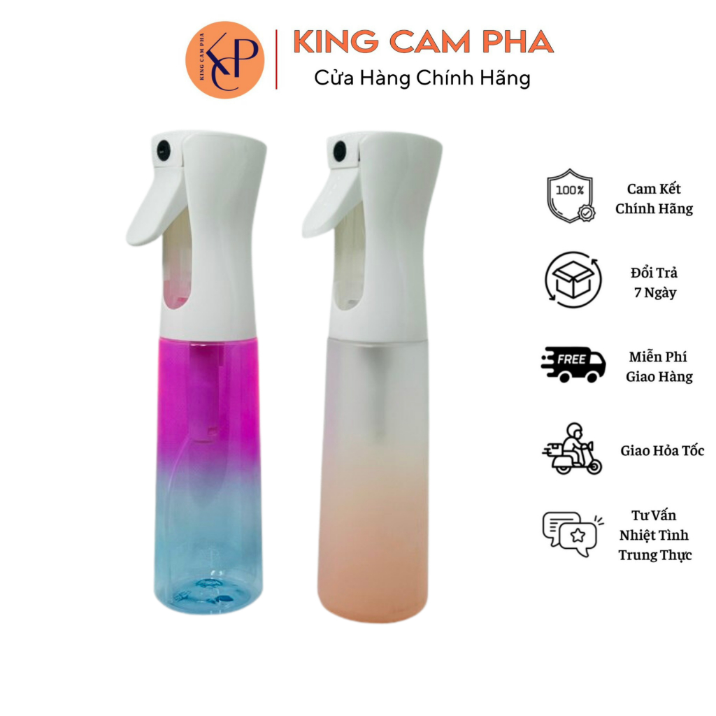 bình xịt nước barber phun sương mịn nano