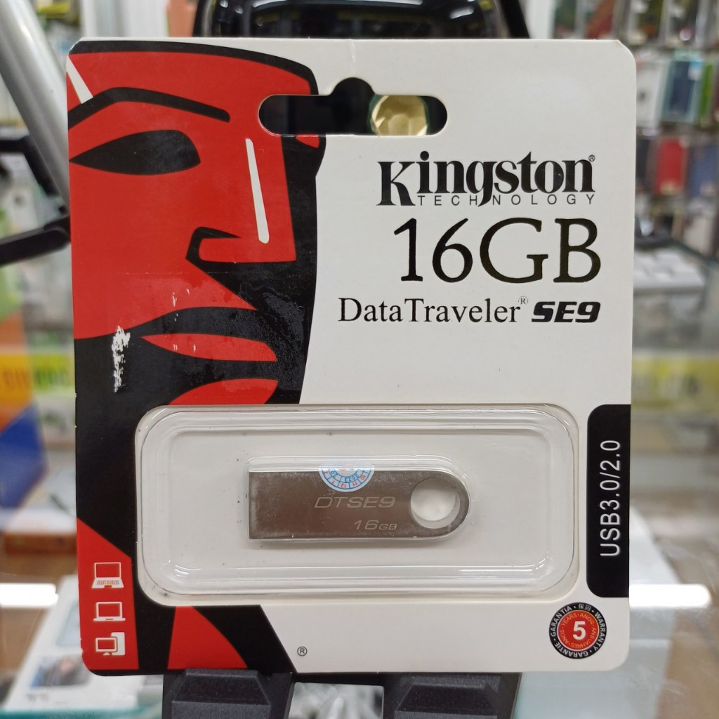 USB Kingston SE9 64Gb/32Gb/16Gb/8Gb/4Gb/2Gb [Hàng chất lượng] - USB 2.0, chống nước, Bảo hành 5 NĂM LỖI 1 đổi 1