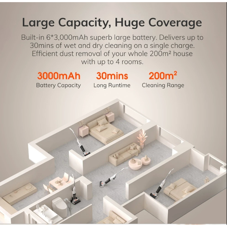 Nước lau nhà dùng cho máy hút bụi lau nhà ILIFE W90