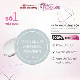 Phấn phủ dạng bột Innisfree No-Sebum Mineral Powder kiềm dầu kiềm dầu mềm mại tự nhiên 5g