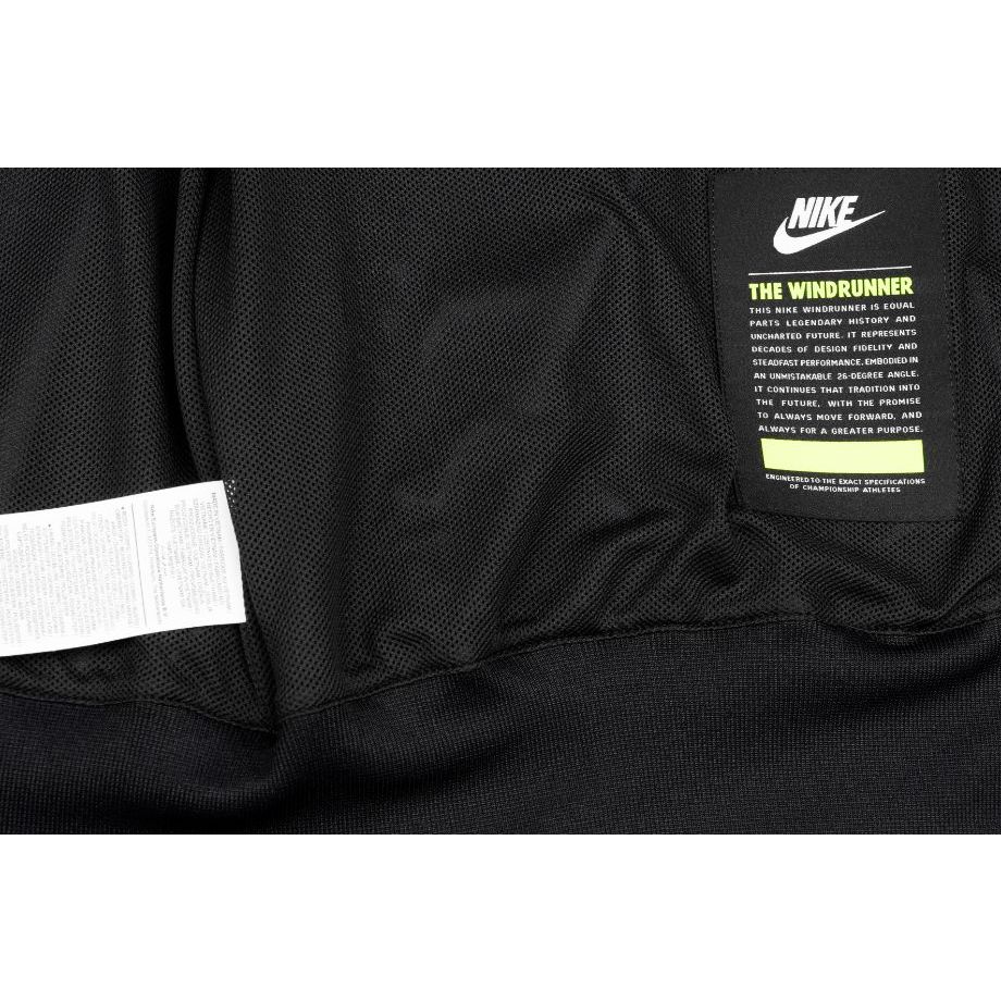 Áo khoác dù Nike chính hãng 2 lớp có mũ trùm đầu chất vải xịn chống thấm nước