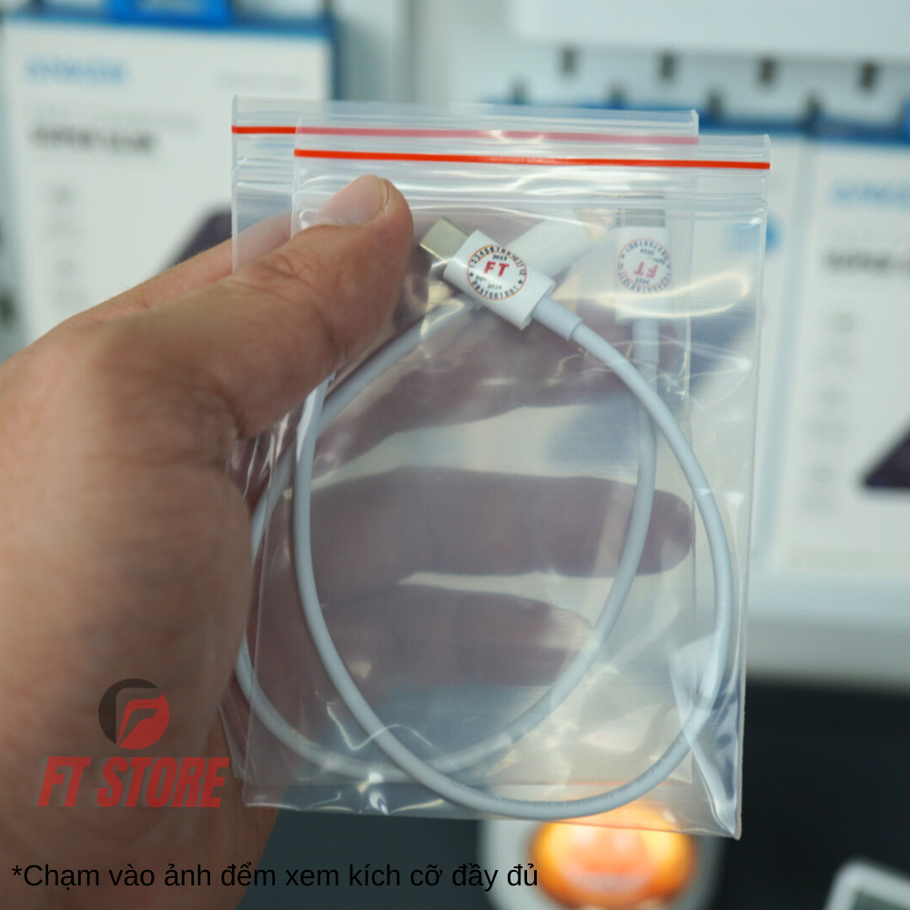 Cáp sạc nhanh dài 25 cm 0,25m PD cho điện thoại nhà Táo chuyên dụng cho sạc dự phòng BH3TH