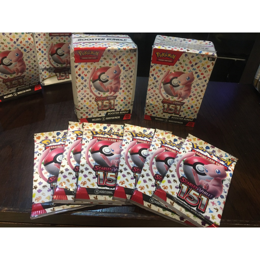 Gói bài 151 Booster Pack - Túi thẻ lẻ Pokemon Scarlet & Violet TCG chính hãng