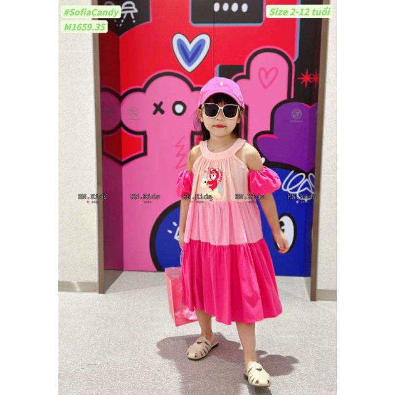 12 đến 38kg.váy gâu dâu cho bé gái có cả size đại ak..