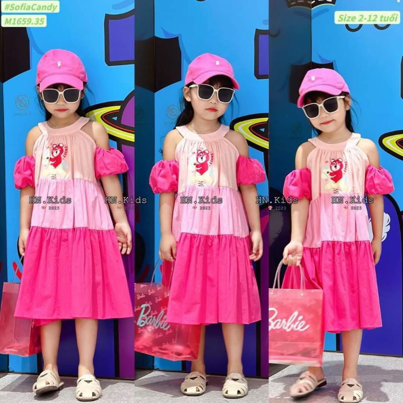 12 đến 38kg.váy gâu dâu cho bé gái có cả size đại ak..