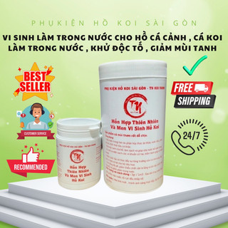 Vi sinh làm trong nước cho hồ cá cảnh , cá Koi [ Làm trong nước , khử độc tố , giảm mùi tanh ]
