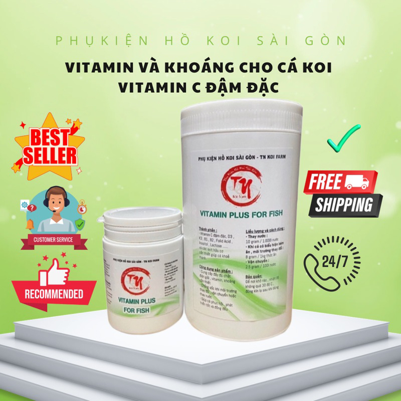 Vitamin và Khoáng cho cá Koi ( vitamin c đậm đặc )