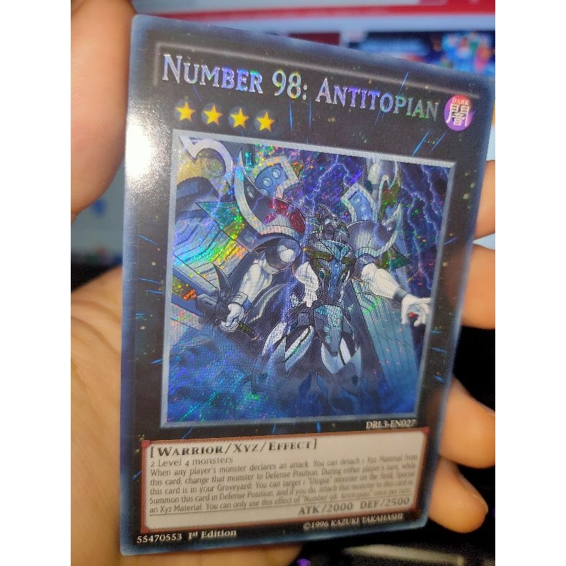 Thẻ bài Yugioh - Number 98: Antitopian DRL3-EN027