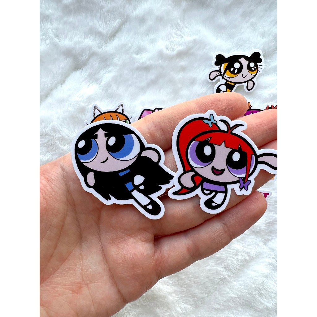 Bộ 52 Sticker NewJeans x Powerpuff Girls Cute Sticker K-pop - Mẫu không trùng nhau