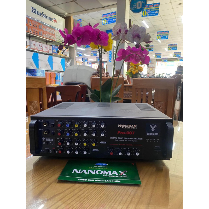 Amply Bluetooth Nanomax pro 001, pro 007- Amply 8 sò lớn Toshiba