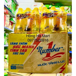 Thung 24 chai nước tăng lực Number 330ml