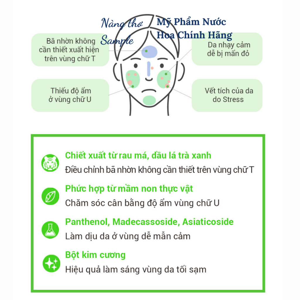 𝐉𝐚𝐯𝐢𝐧 𝐃𝐞 𝐒𝐞𝐨𝐮𝐥 𝒀𝒐𝒖𝒏𝒈&𝑹𝒊𝒄𝒉 𝑪𝒊𝒄𝒂 𝑨𝒎𝒑𝒐𝒖𝒍e Hàn Quốc Chăm sóc da mụn, dầu, cân bằng độ ẩm – Nàng Thơ Sample