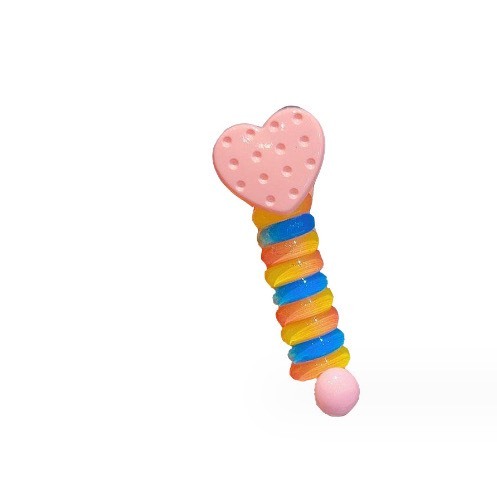 Dây Buộc Tóc Dạng Xoắn Lò Xo Xinh Xắn Cho Bé Gái