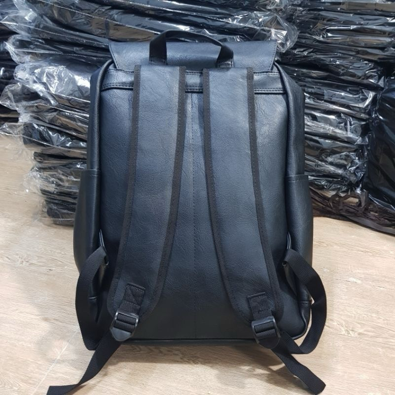 Balo Da Đi Làm, Đi Học Phong Cách Hiện Đại Có Ngăn Laptop Riêng 15.6Inch - Balo Da Đi Làm, Đi Học Bealux_Da Nắp_