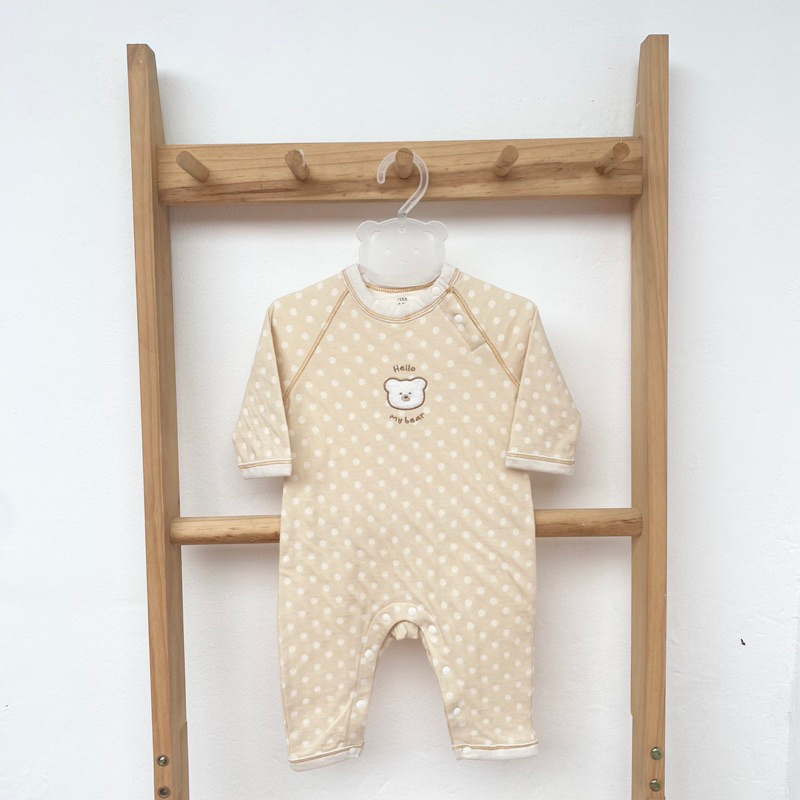 Body Dài Tay Nỉ Dày Dặn Cho Bé Từ Sơ Sinh Đến 12m