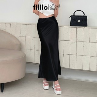 Chân Váy Đuôi Cá Maxi  FILILO Vải Lụa Chill Skirt Váy Dài Form chuẩn Thiết kế Cao cấp