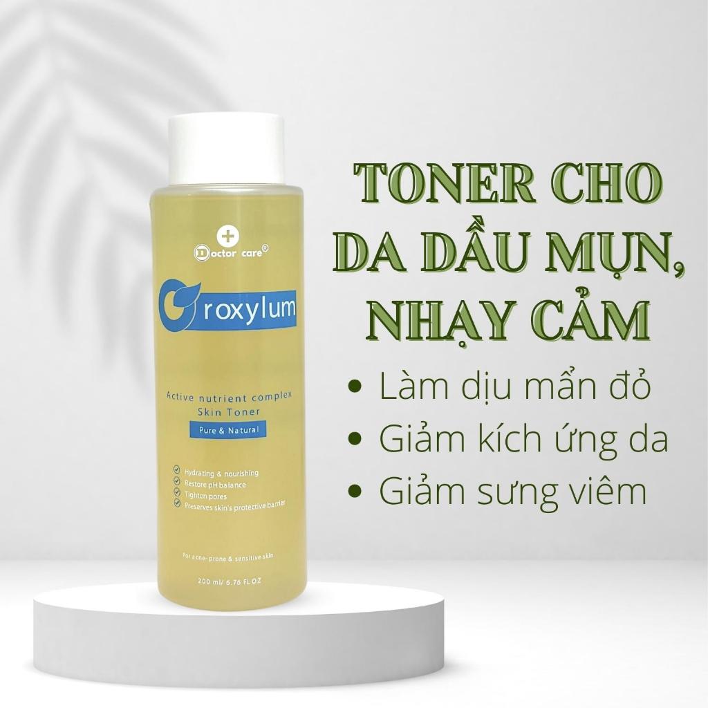 Toner cân bằng độ ẩm se khít lỗ chân lông chuyên dùng cho da mụn Doctor care Oroxylum 200ml