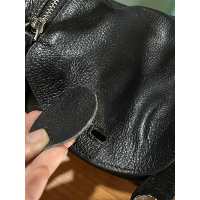 Túi hm linly da bò 25cm