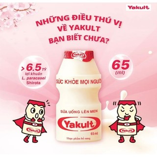 Combo 2 lốc 3 lốc 4 lốc sữa uống lên men yakult date mới