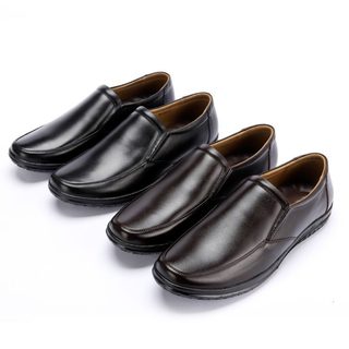 Hồng thạnh - giày lười đen da bò mềm mại - 6965
