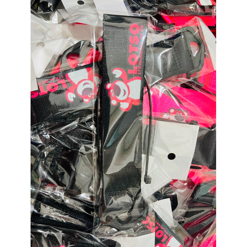 Móc cảng, móc khoá trang trí Xe Máy Xe Oto Xe Điện GẤU DÂU LOTSO