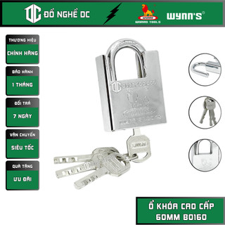 Khoá Chống Cắt, Khoá Chống Trộm, Ổ Khoá Cao cấp 60mm B0160 Wynn's thân thép lõi đồng, dùng để khoá nhà cửa,xe