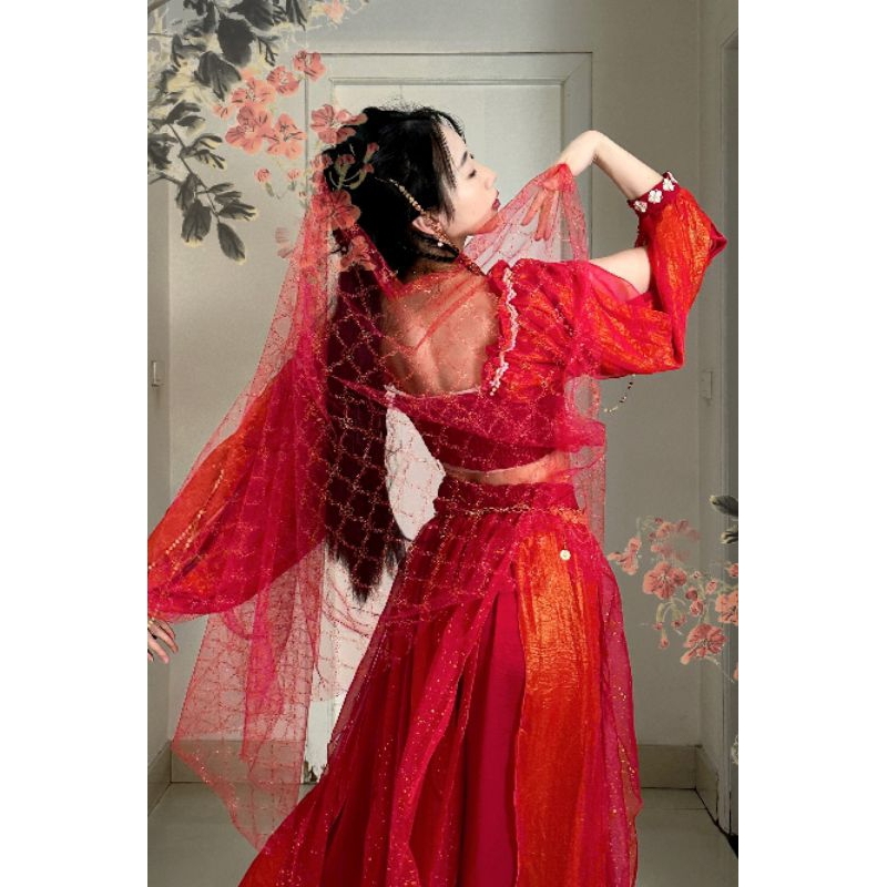 Hán phục cổ trang đôn hoàng brand set 7 món