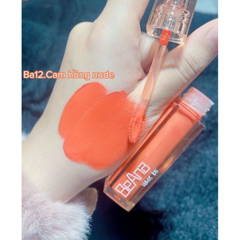 Son kem lì BeAna, son kem chính hãng  chất son mềm, mịn