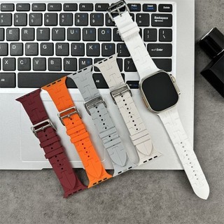 Dây silicon chống bám bẩn cho đồng hồ Apple Watch 49mm 45mm 44mm 41mm 40mm