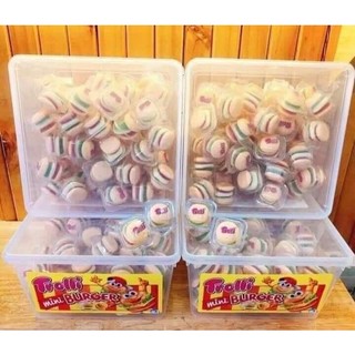 Kẹo dẻo trolli mini buger lẻ 1v
