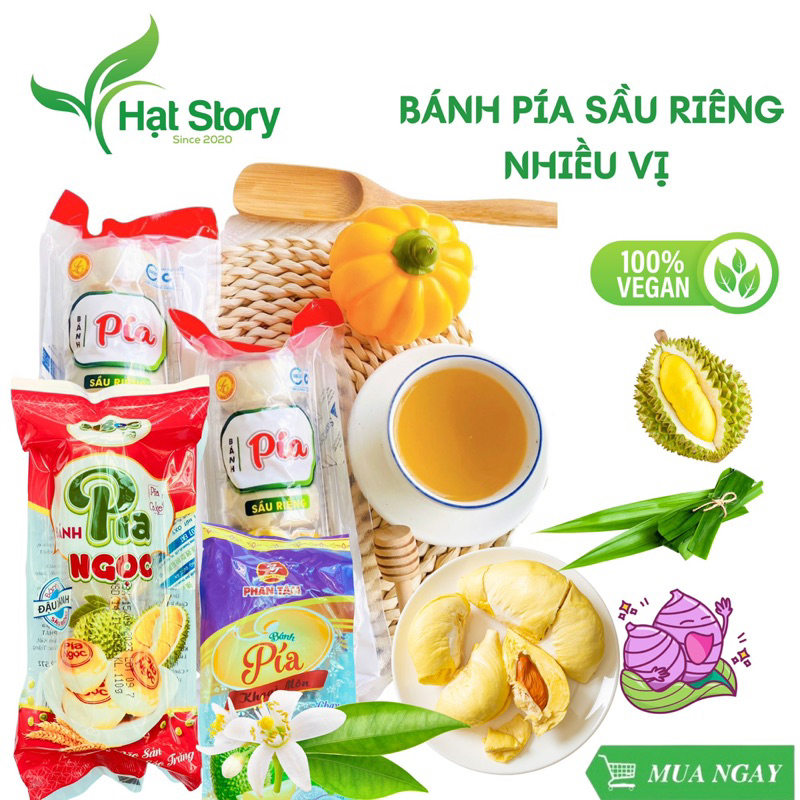 1 Gói 100Gr Pía Sầu Riêng Mini Ngọc Thơm Ngon