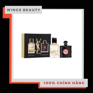 Yves saint laurent - set nước hoa nữ black opium & libre edp 7.5ml*2