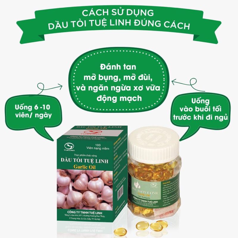 Dầu Tỏi Tuệ Linh