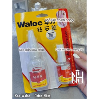 Keo waloc chính hãng, keo bê tông gắn đá, keo đính charm đá, phụ kiện nail chính hãng