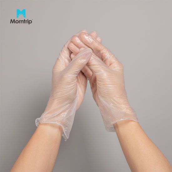 Găng Tay Trong Suốt Vinyl Không Bột, Hộp 100 Chiếc=50 Đôi Bao Tay Spa,Xăm,Chế Biến Thực Phẩm, Nha Khoa Size S-M-L-XL