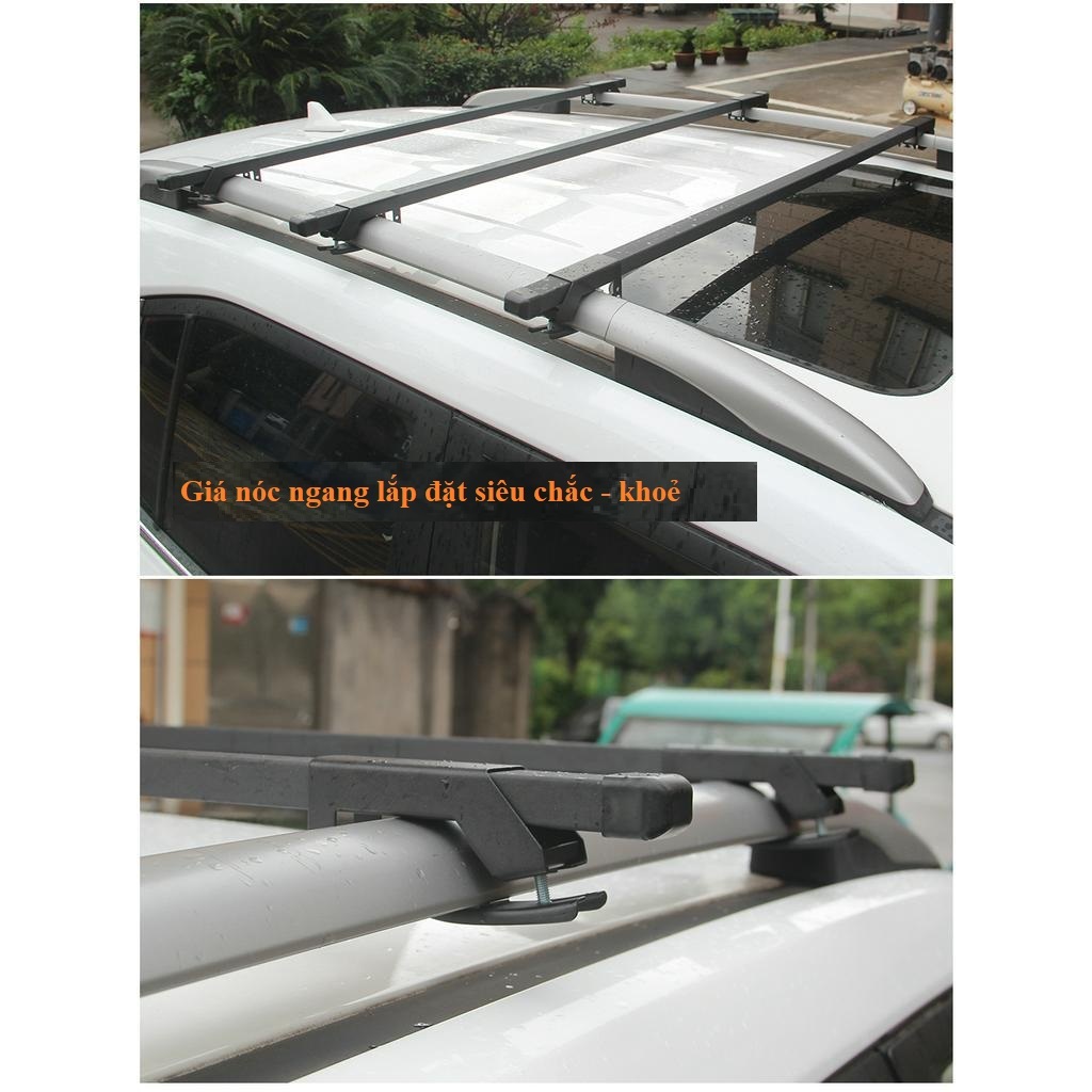 🔥 SIÊU HÓT 🔥 Siêu chất !!! Thanh giá nóc ngang lắp cho xe có sẵn giá nóc dọc thấp hoặc cao SIÊU CHẮC CHẮN VÀ KHOẺ