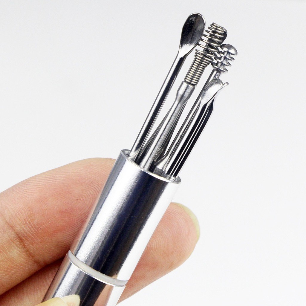 Dụng cụ lấy ráy tai,bộ lấy ráy tai,lấy ráy tai,bộ ráy ta,có móc treo chìa khóa tiện dụng