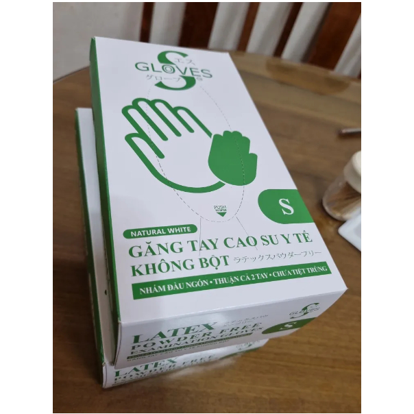 Hộp 100 Cái Găng Tay Sgloves Không Bột Chính Hãng Sri Trang-Size XS-S-M
