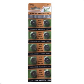 Pin cúc áo AG10 (vỉ 10 viên)