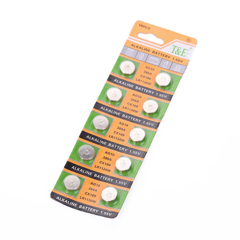 Pin cúc áo AG10 (vỉ 10 viên)