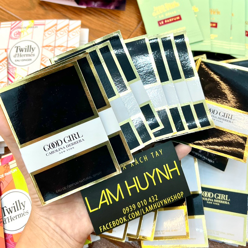 Vial Nước hoa guốc GOOD GIRL Carolina Herrera 1,5ml