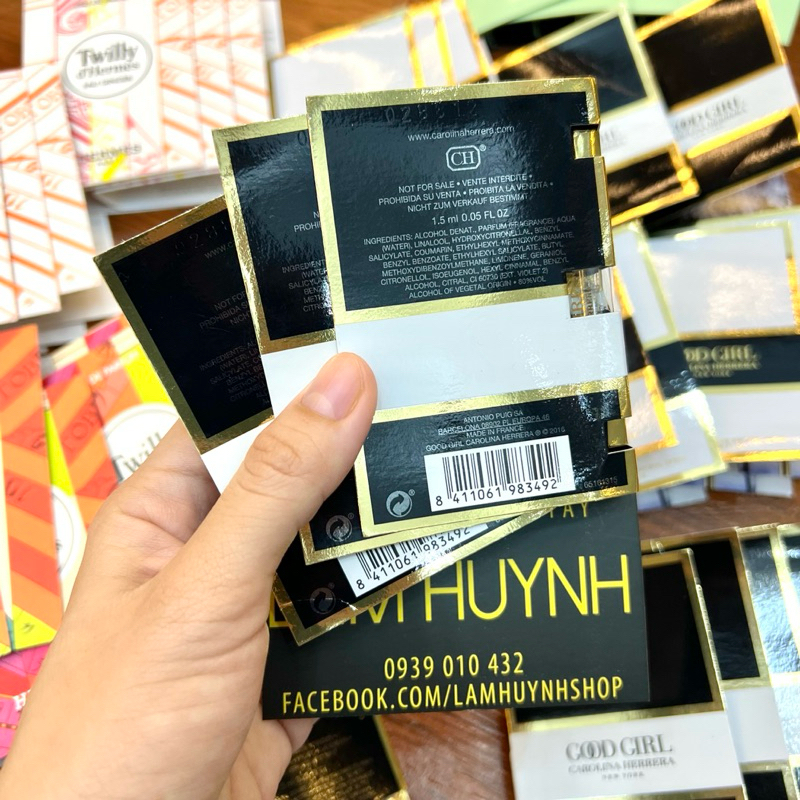 Vial Nước hoa guốc GOOD GIRL Carolina Herrera 1,5ml