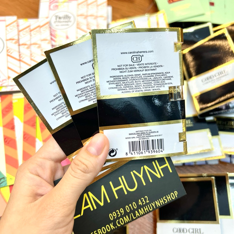 Vial Nước hoa guốc GOOD GIRL Carolina Herrera 1,5ml