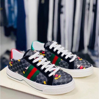 Giày Mickey Thời Trang Nam Viền Xanh Hộp Xanh fullsize 38-43