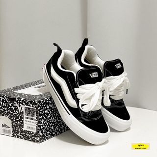 Giày Vans Knu Skool VR3 - IMRAN POTATO Black siêu hot 2023 bản đẹp dành cho học sinh sinh viên, giày Vans màu đen