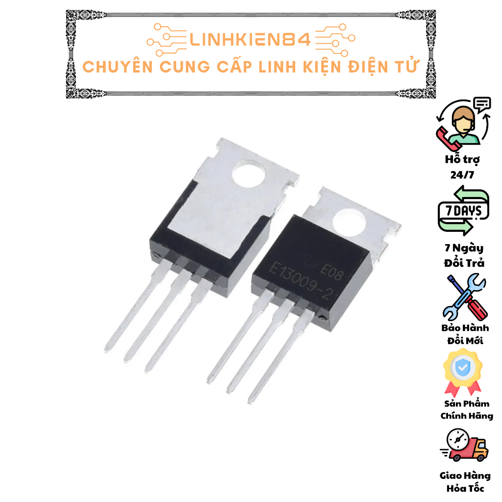 Transistor E13009 J13009 TO220 TRANS NPN 12A 400V